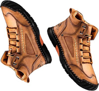 Handmade Waterproof Orthopedic Men’s Boots – Arch Support & Non-Slip Soles – Renvar