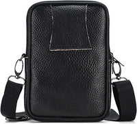 Genuine Leather Multi-Purpose Crossbody & Travel Waist Bag