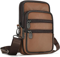 Genuine Leather Multi-Purpose Crossbody & Travel Waist Bag