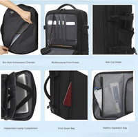 Expandable Vacuum Travel Backpack 56–75L with Pump – Dravion