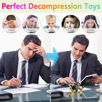 Mouldable stress-relief fidget spinners for children and adults – set of 4