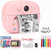 Instant Print Kids Camera with Dual Lens, HD Video and Creative Kit – Lymora