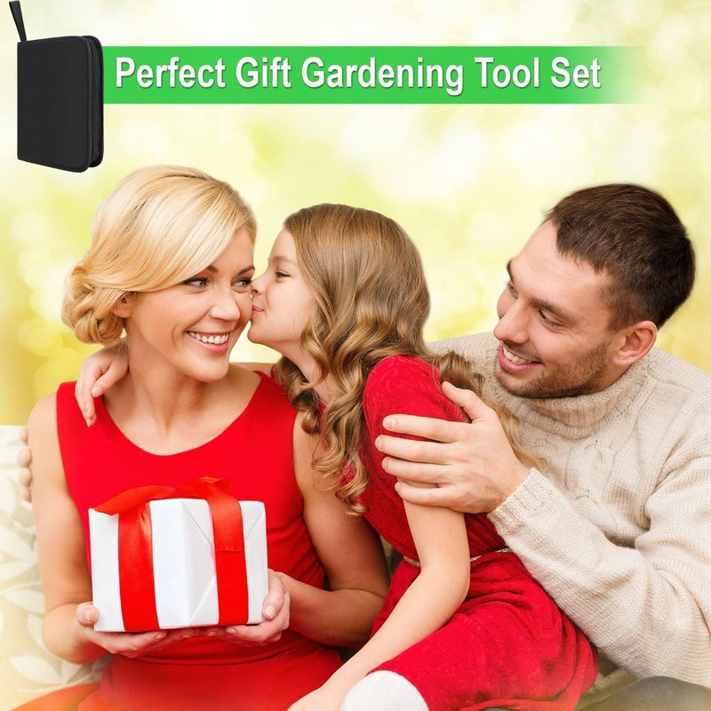 24-Piece Bonsai Tree Care Kit with High-Carbon Steel Tools and PU Leather Bag – Sevora