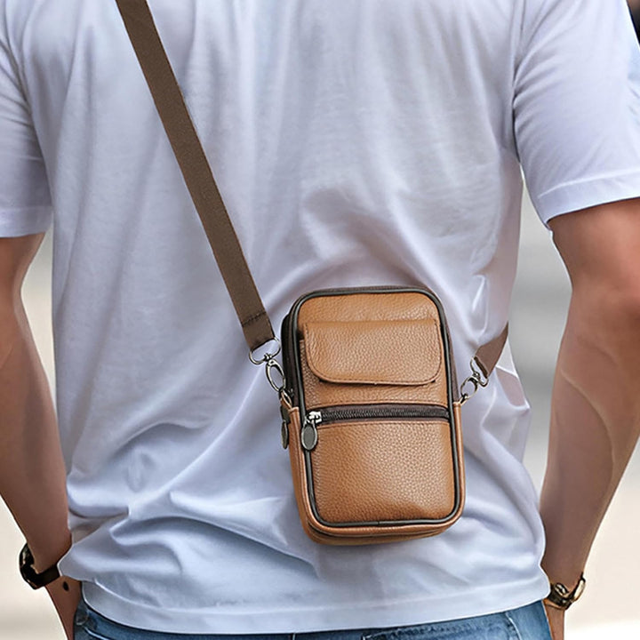 Genuine Leather Multi-Purpose Crossbody & Travel Waist Bag