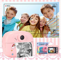 Instant Print Kids Camera with Dual Lens, HD Video and Creative Kit – Lymora