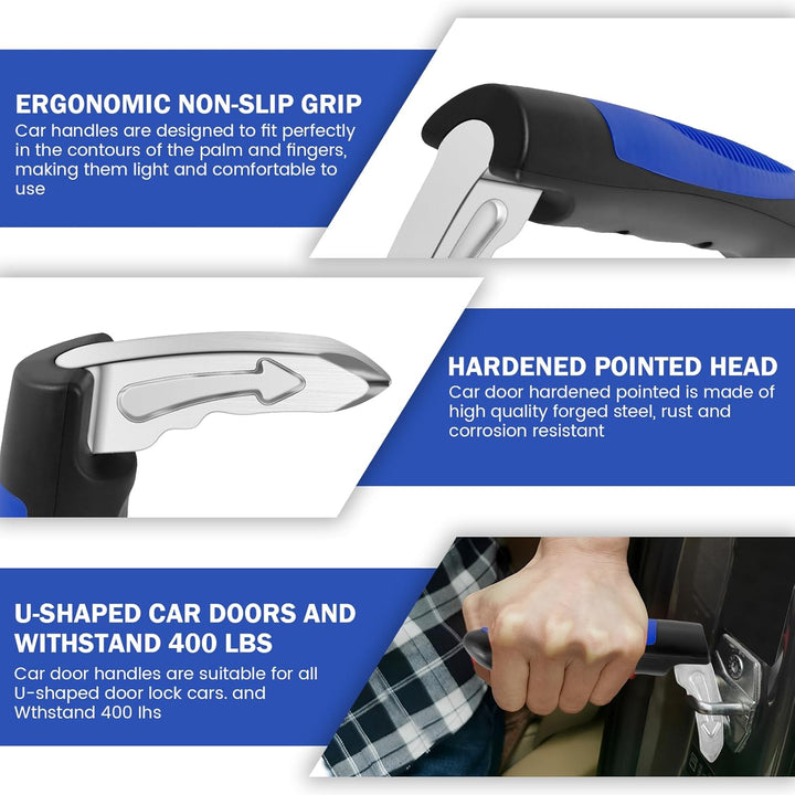 2Pcs Car Assist Handles with Emergency Tools – Moventa