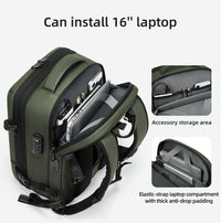 Expandable & Waterproof Travel Backpack with Vacuum Compression – Arvid