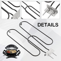 High-Power Stainless Steel Grill Heating Coil 2200W for Outdoor Electric BBQ – Zeythra