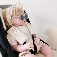 Shoulder pads for pushchairs and car seats – comfort with an animal motif