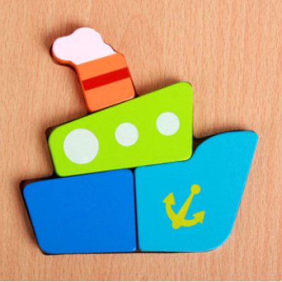 Wooden educational puzzle for toddlers – Montessori discovery set (Buy One Get One Free)