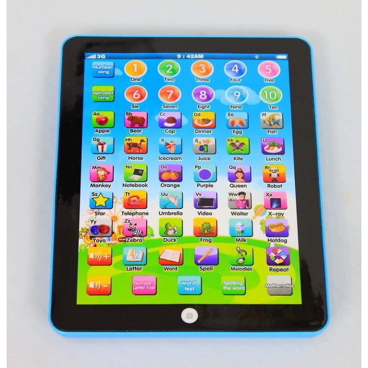 Interactive learning tablet for toddlers with sound, colours & quiz function – 7.5-inch