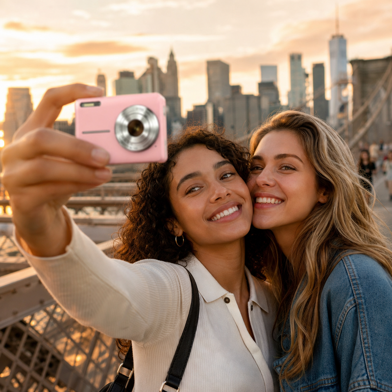 Compact Vintage-Style Camera for Everyday Moments – Camelio