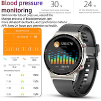 EKG smartwatch with blood oxygen and heart rate sensor – CardioTrack
