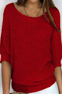 Batwing Sleeve Women's Sweater with Loose Fit – Mira