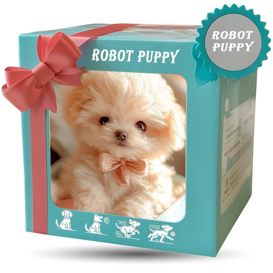 Interactive cuddly dog with realistic movements – for children and older adults