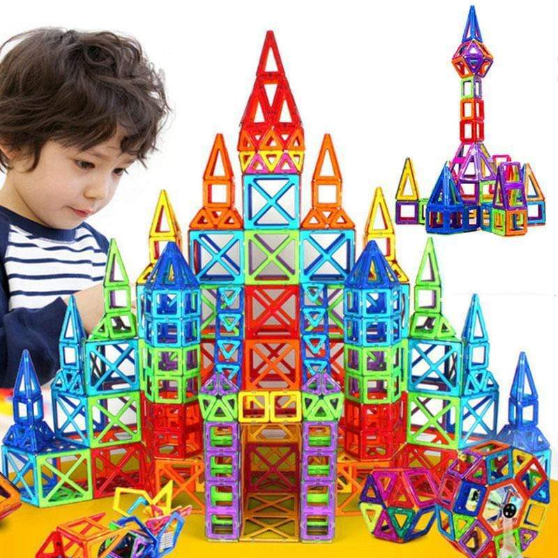 Magnetic building blocks for children – educational toy with 118/148 pieces