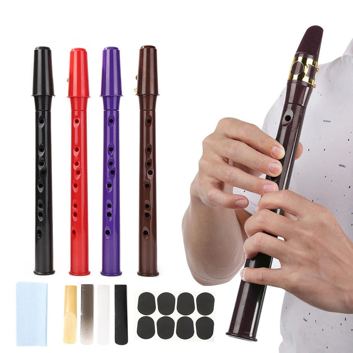Portable mini saxophone with an alto mouthpiece – for beginners and advanced players