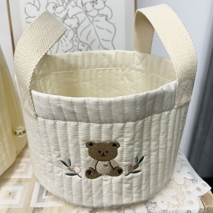 Padded fabric storage bag for the children's room – Buy one, get one free