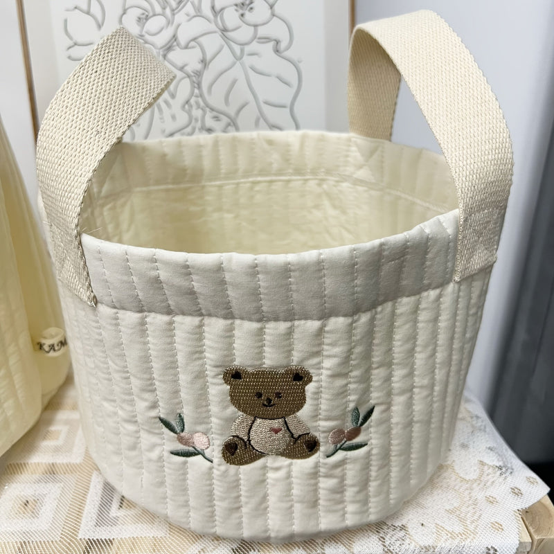 Padded fabric storage bag for the children's room – Buy one, get one free