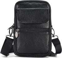 Genuine Leather Multi-Purpose Crossbody & Travel Waist Bag