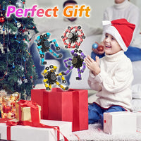 Mouldable stress-relief fidget spinners for children and adults – set of 4