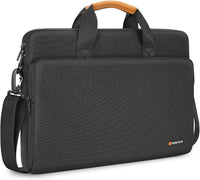 Water-Resistant Laptop Shoulder Bag with 360° Protective Padding