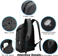 Slim 15.6" Travel & Work Laptop Backpack with Organiser Pockets