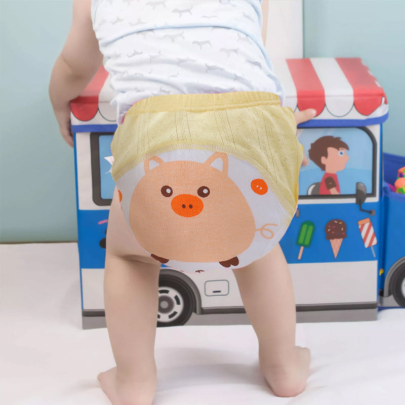 Waterproof training pants for babies with an absorbent core – buy one, get one free