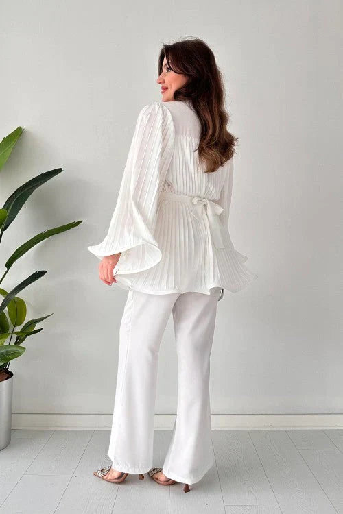 Ladies Pleated Clothing Set – Selene