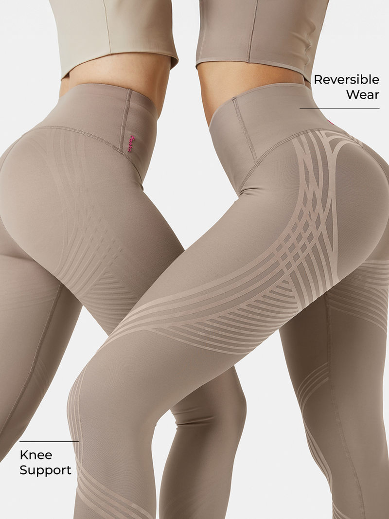 High-Waisted 7/8 Gym Leggings - Meredith