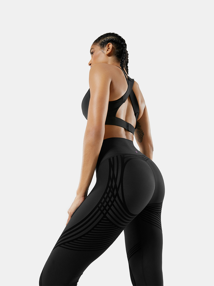 High-Waisted 7/8 Gym Leggings - Meredith