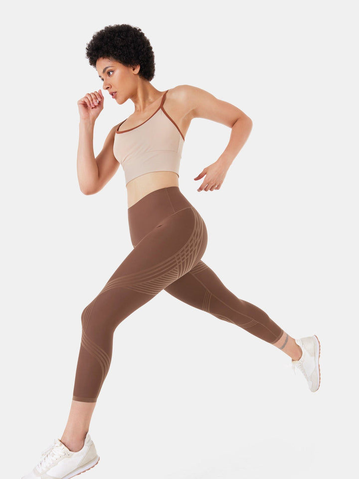 High-Waisted 7/8 Gym Leggings - Meredith