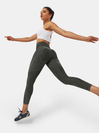 High-Waisted 7/8 Gym Leggings - Meredith
