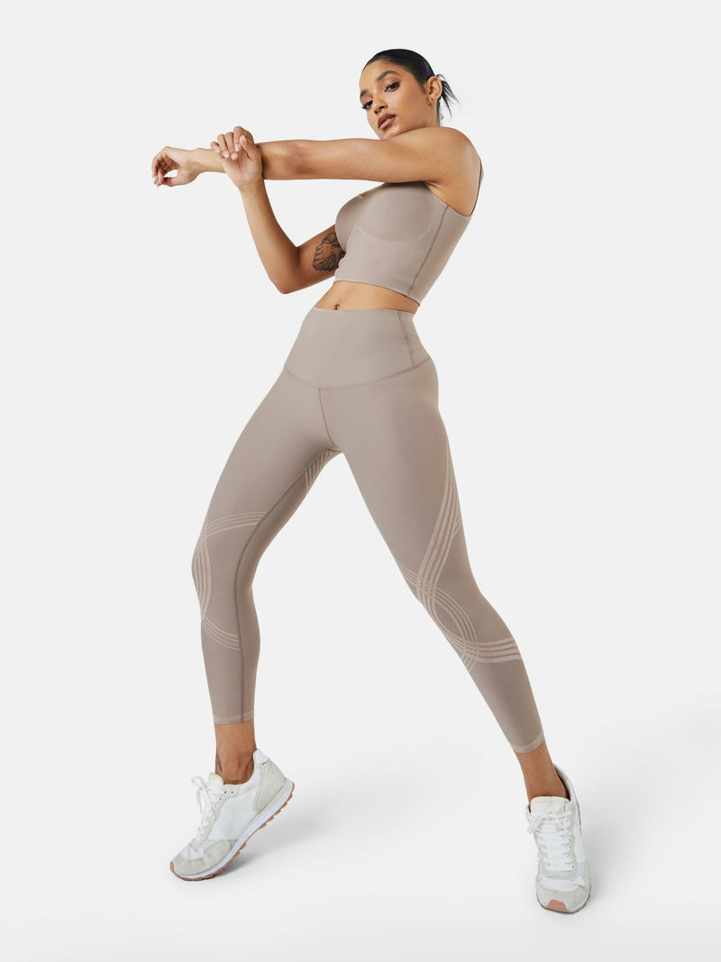 High-Waisted 7/8 Gym Leggings - Meredith
