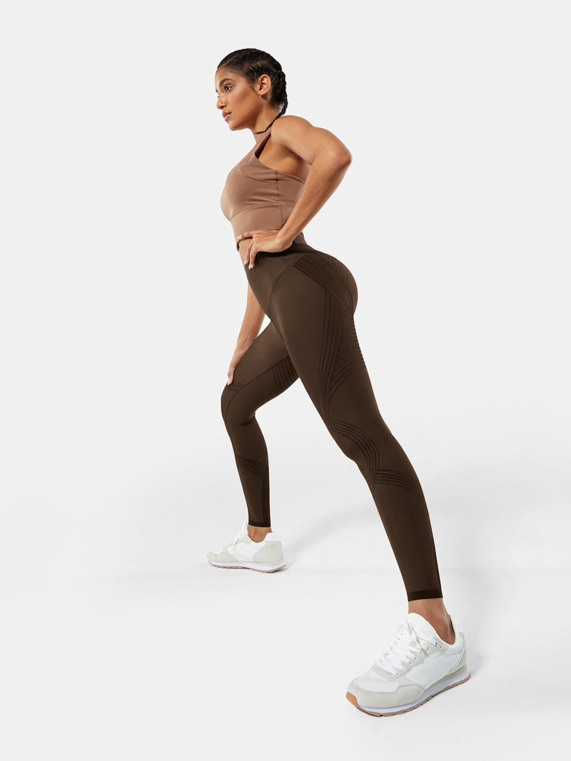 High-Waisted 7/8 Gym Leggings - Meredith