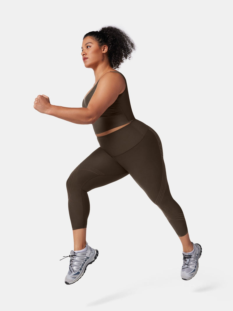 High-Waisted 7/8 Gym Leggings - Meredith
