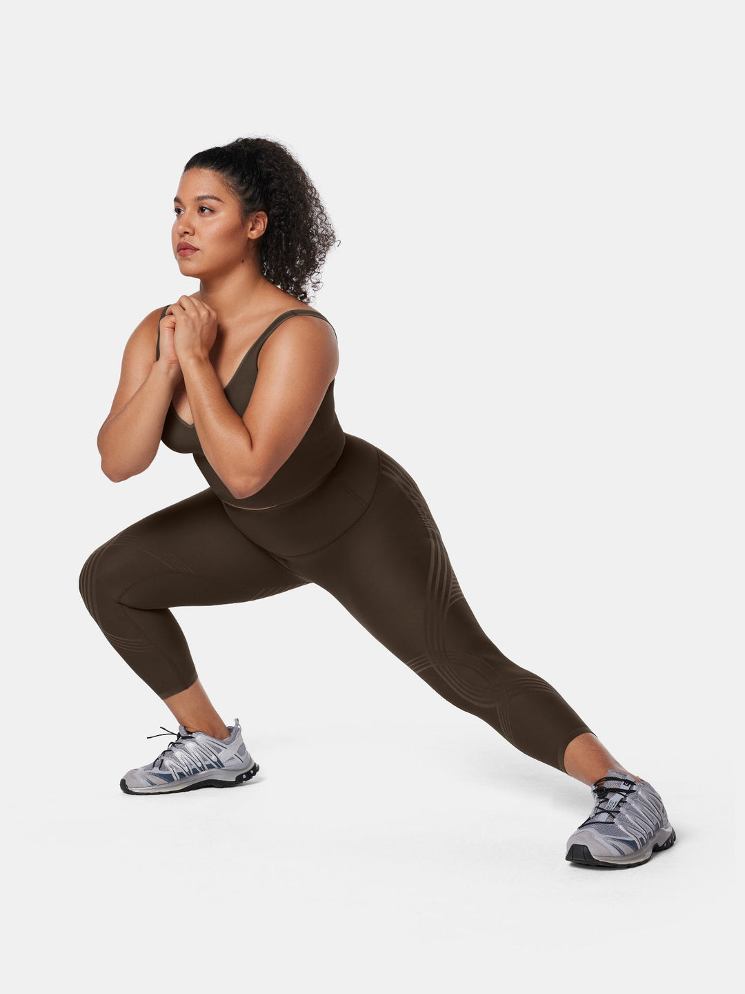High-Waisted 7/8 Gym Leggings - Meredith