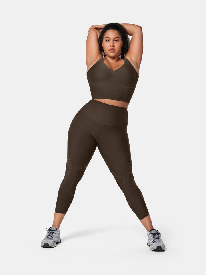 High-Waisted 7/8 Gym Leggings - Meredith