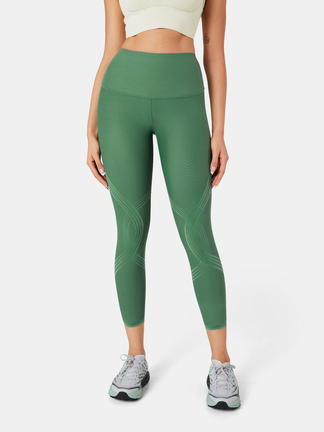 High-Waisted 7/8 Gym Leggings - Meredith