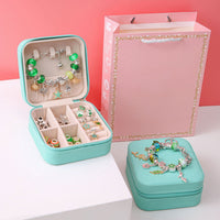 DIY bracelet craft kit for children with beads, charms and a gift box