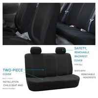 9-Piece Universal Car Seat Covers – AutoLuxe-Gray-State of Style