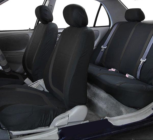 9-Piece Universal Car Seat Covers – AutoLuxe-Gray-State of Style