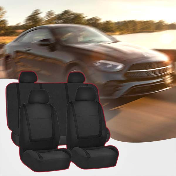 9-Piece Universal Car Seat Covers – AutoLuxe-Gray-State of Style