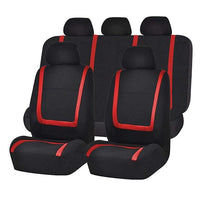 9-Piece Universal Car Seat Covers – AutoLuxe-Red-State of Style