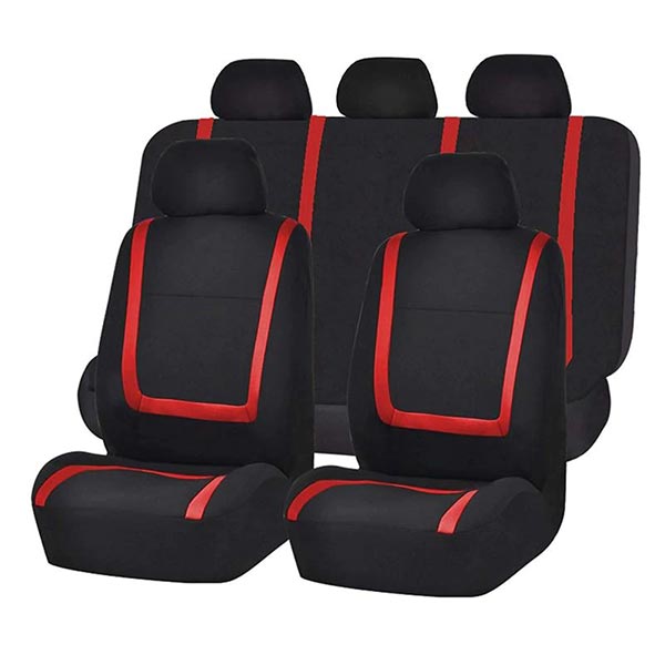 9-Piece Universal Car Seat Covers – AutoLuxe-Red-State of Style