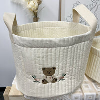 Padded fabric storage bag for the children's room – Buy one, get one free