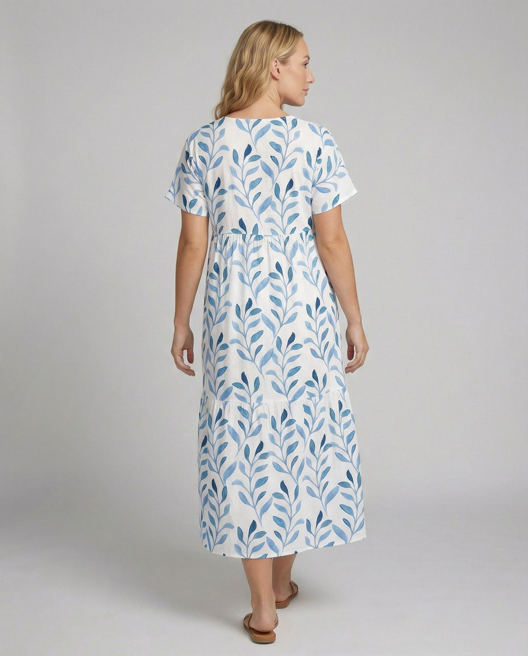 A Line Midi Dress - Laura