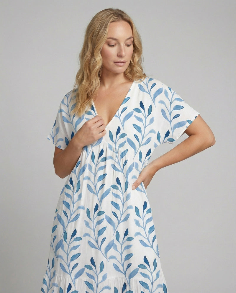 A Line Midi Dress - Laura