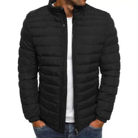 Men's Overcoat with Stand-Up Collar - Lennart
