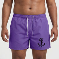 Above-Knee Drawstring Swim Shorts - Arthur